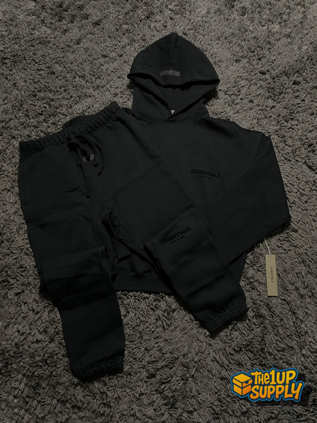 Essentials FOG Black Tracksuit SS22